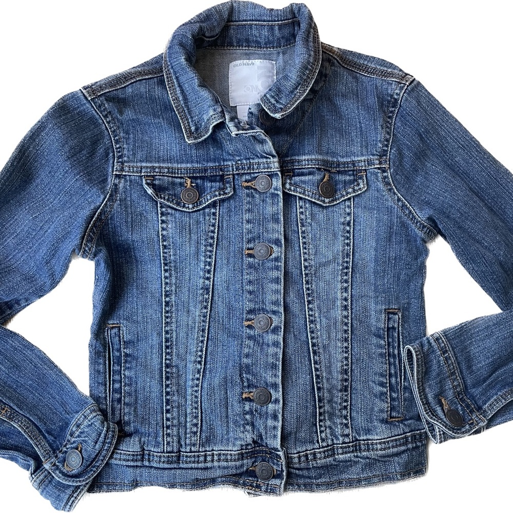 Old Navy Girls Jean Jacket Size Large - Picture 1 of 10